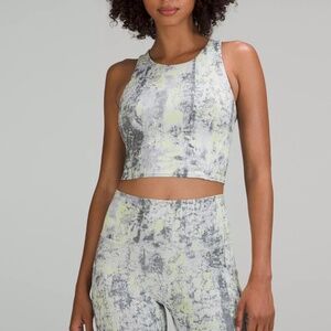 Lululemon Invigorate Training Tank Top - Size 10 - Cinder Smoked Spruce Multi